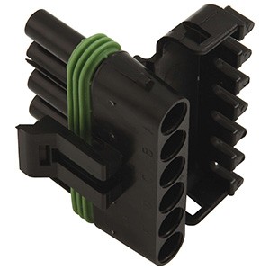 QuickCar Weatherpack Connector Female 6 Pin