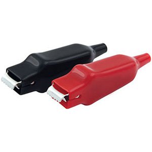 QuickCar Gator Clamps Red & Black