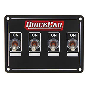 QuickCar Accessory Panel Weatherproof 4 Switch