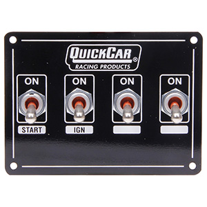 QuickCar Ignition Panel Weatherproof 4 Switch Dual Ignition Weatherpack