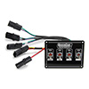 QuickCar Ignition Panel Weatherproof 4 Switch Weatherpack with Dual Pickups