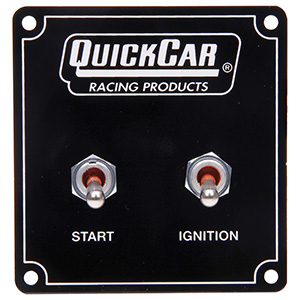 QuickCar Ignition Panel Weatherproof 2 Switch with Pigtail