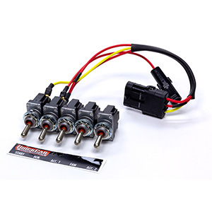 QuickCar 5-Switch Weatherproof Single Ignition