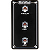 QuickCar Ignition Panel Weatherproof 3 Switch Vert. Single Ignition Weatherpack