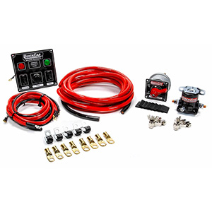 QuickCar 4 AWG Wiring Kit with 50-822 Bat. Cable Wire Harness MDS Solenoid & Wire Clamps
