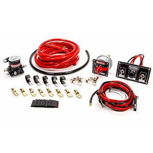 QuickCar 4 AWG Wiring Kit with 50-820 Bat. Cable Wire Harness MDS Solenoid & Wire Clamps