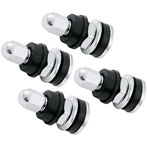 QuickCar Chrome Valve Stem 4 Pack