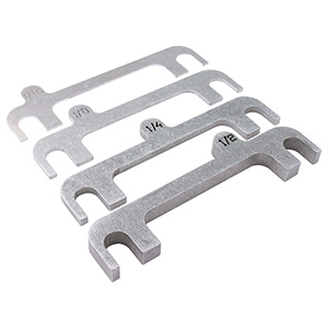 QuickCar Upper A-Arm Spacer Kit one each 1/16"-1/8"-1/4"-1/2"