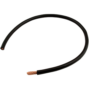 QuickCar Power Cable 4 AWG Black Per Foot