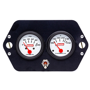 QuickCar Open Wheel 2" Gauge Panel w/ Switch