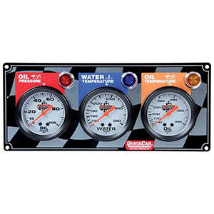 QuickCar 3 Gauge Panel OP/WT/OT