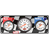 QuickCar 2-1 Gauge Panel OP/WT WITH 3-3/8" Tachometer