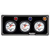 QuickCar 3 Gauge Panel OP/WT/OT Black