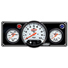 QuickCar 2-1 Gauge Panel OP/WT WITH 5" Tachometer Black