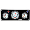 QuickCar 2-1 Gauge Panel OP/WT WITH 3-3/8" Tachometer Black