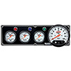 QuickCar 3-1 Gauge Panel OP/WT/FP WITH 5" Tachometer Black