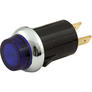 QuickCar Warning Light 3/4" Blue