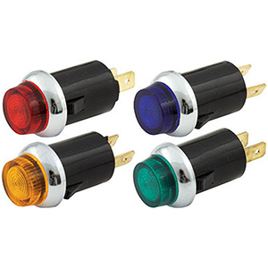 QuickCar Warning Light Kit - Red Blue Amber Green