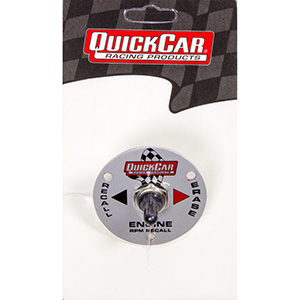 QuickCar Remote Recall Switch & Plate for 611-6002 Tachometer