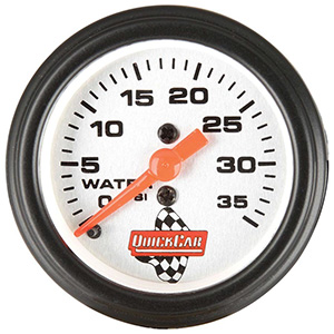 QuickCar Gauge 2-1/16" Water Pressure