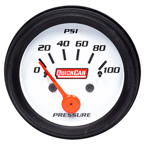 QuickCar Open Wheel 2" Oil Pressure Gauge