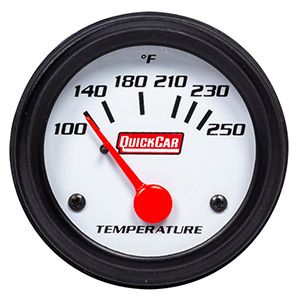 QuickCar Open Wheel 2" Water Temperature Gauge