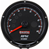 QuickCar Redline Multi Recall Tachometer Black