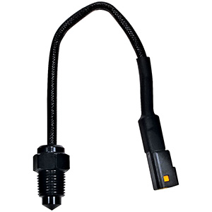 QuickCar Electric 2 Wire Temp Sender Black