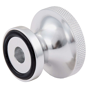 QuickCar Carb.Nut Tall 5/16" with O-Ring Silver