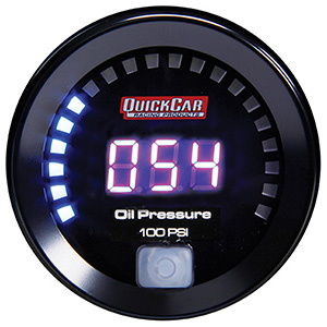 QuickCar Digital Oil Pressure Gauge 0-100 PSI