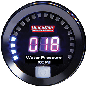 QuickCar Digital Water Pressure Gauge 0-100 psi