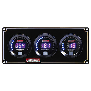 QuickCar Digital 2-1 Gauge Panel OP/WT/Tachometer
