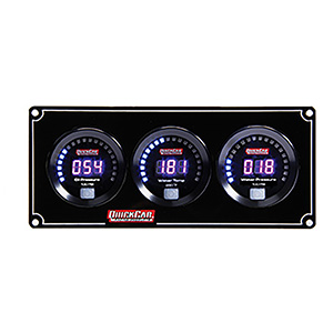 QuickCar Digital 3 Gauge Panel OP/WT/WP