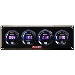 QuickCar Digital 3-1 Gauge Panel OP/WT/WP/Tachometer