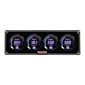 QuickCar Digital 4 Gauge Panel OP/WT/OT/FP