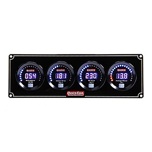 QuickCar Digital 4 Gauge Panel OP/WT/OT/Volt