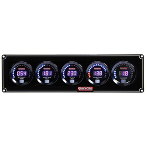 QuickCar Digital 4-1 Gauge Panel OP/WT/OT/Volt/Tachometer