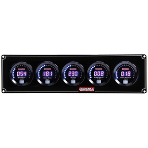 QuickCar Digital 5 Gauge Panel OP/WT/OT/FP/WP