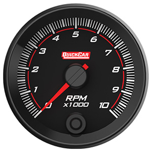 QuickCar Redline Single Recall Tachometer