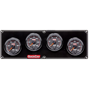 QuickCar Redline 4 Gauge Panel OP/WT/FP/WP