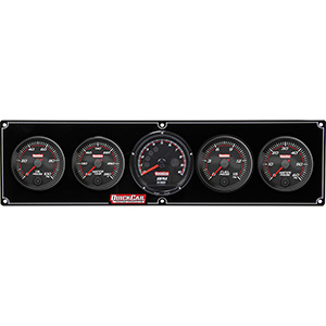 QuickCar Redline 4-1 Gauge Panel OP/WT/FP/WP/Tachometer