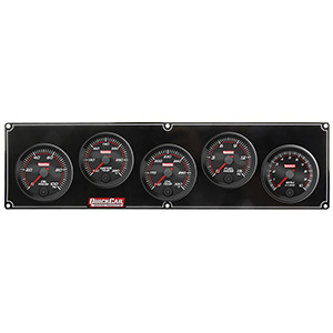 QuickCar Redline 4-1 Gauge Panel OP/WT/OT/FP/Tachometer