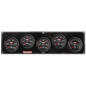 QuickCar Redline 4-1 Gauge Panel OP/WT/OT/Volt/Tachometer