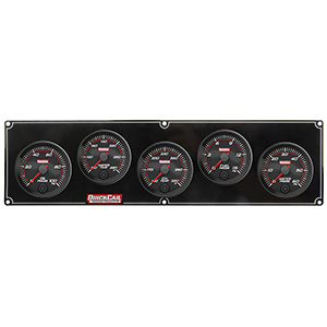 QuickCar Redline 5 Gauge Panel OP/WT/OT/FP/WP