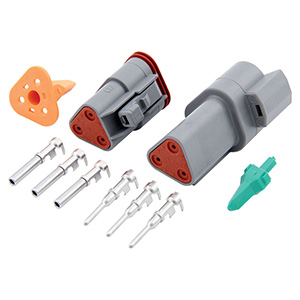 QuickCar 3 Pin Deutsch Connector Kit