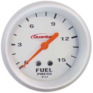 Quantum Fuel Pressure Gauge 0-15psi, Mount Outside Of Driver