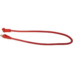 Quantum 802-4033RDC 40" Red # 2 Cable 3/8 & 3/8' Lugs 2/Covers