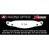 Racing Optics XStack Laminated Tearoffs, 10217C, 11-1/2" Post Spacing, Shape No Cut-Outs