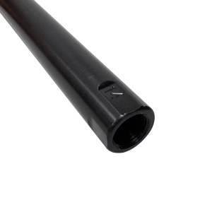 BSC 14" Length x 7/8" OD. Radius Rod, 5/8" RH & LH Tap, Black Anodized Aluminum