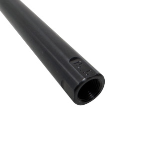 BSC 15.5" Length x 7/8" OD. Radius Rod, 5/8" RH & LH Tap, Black Anodized Aluminum